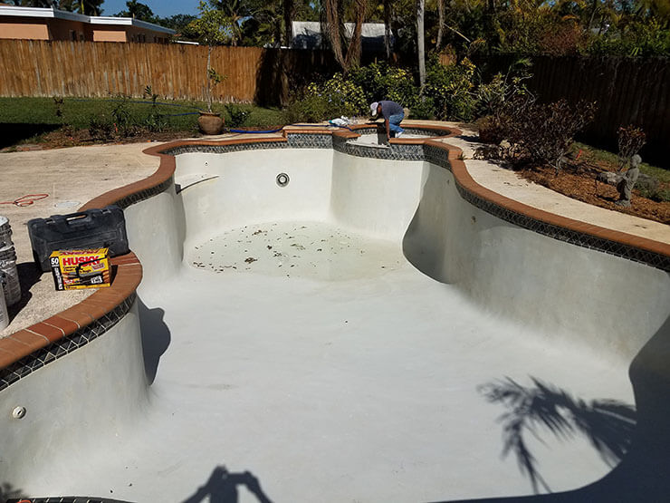 Pool project 10 - Before