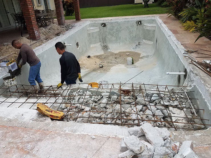 Pool project 11 - Before