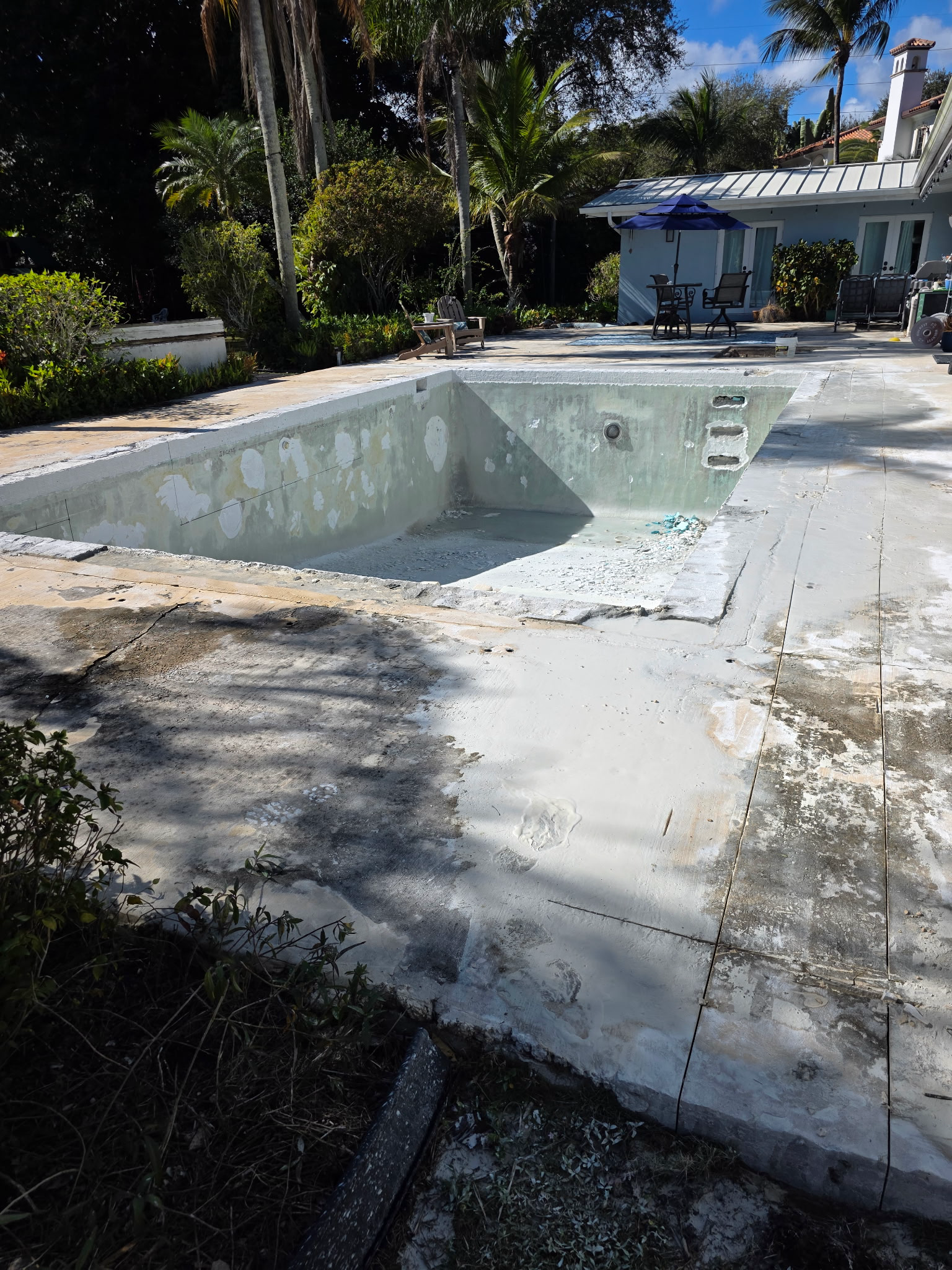 Pool project 12 - Before